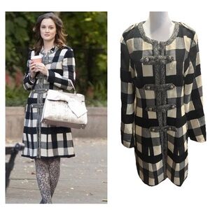 ASO Blair Waldorf Gossip Girl Extremely Rare Bensoni Trench Coat Designer